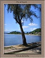 Ilha de Paqueta - Morro de são roque visto da Praia da Moreninha