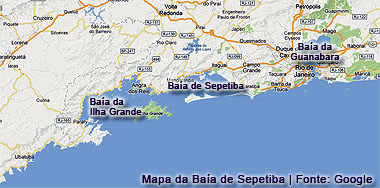 Localização da Baía de Sepetiba