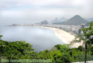 Praia de Copacabana, Calçadão e Av. Atlântica