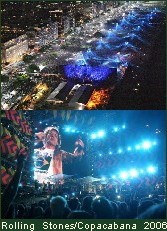Show dos Rolling Stones na Praia de Copacabana, em 2006